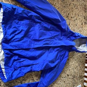 Blue north face jacket